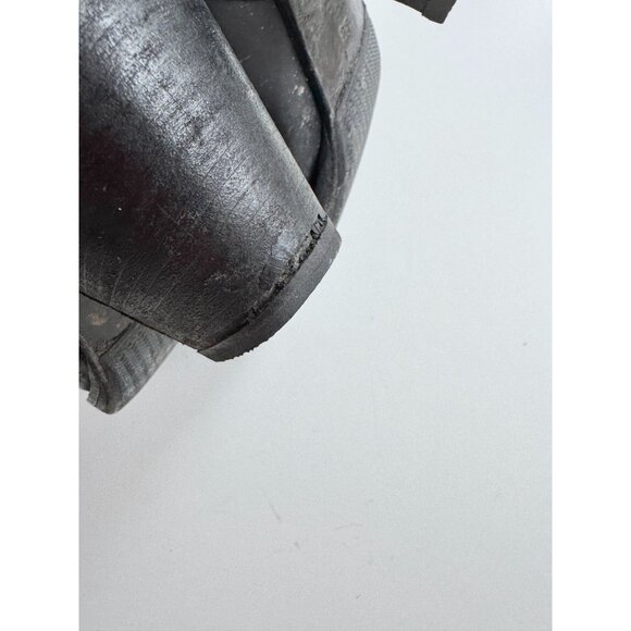 ACNE STUDIOS Pistol Black Leather Block Heel Ankle Boots, Size 38 - Picture 9 of 16